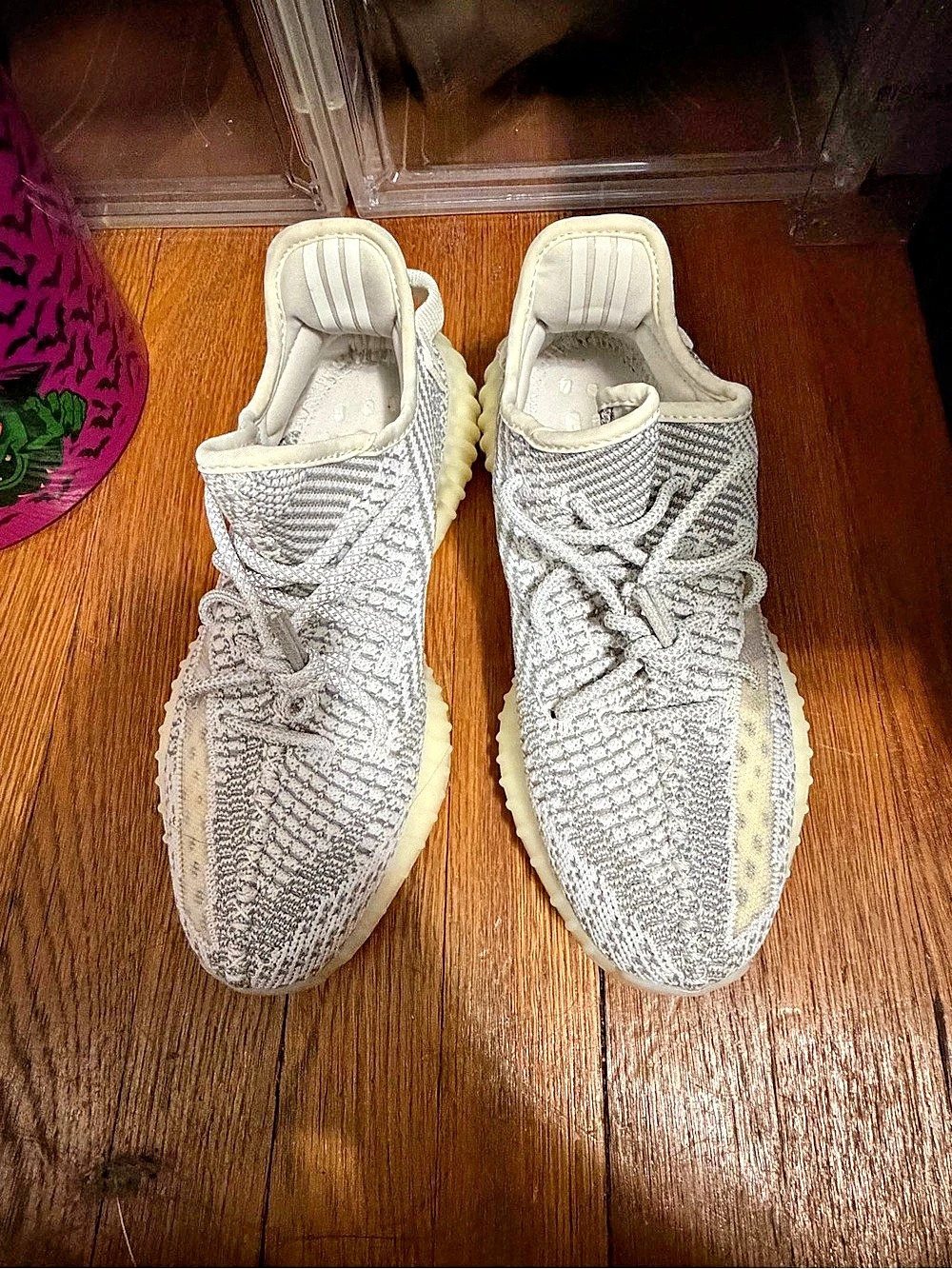adidas Yeezy Boost 350 V2 Static Gray & White Sneakers